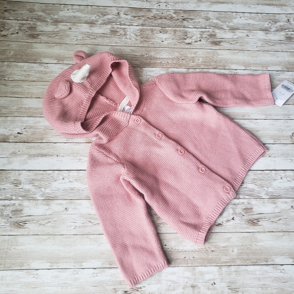 Carters Unicorn Baby Sweater - Picture 4 of 5